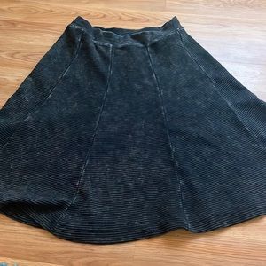 Hard tail fit and flair skirt